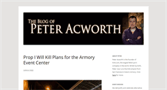 Desktop Screenshot of peteracworth.com