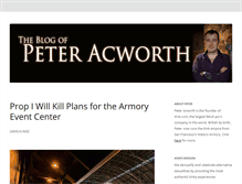 Tablet Screenshot of peteracworth.com